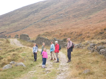 Walking in the Mourne Mountains - A short drive from The Hill Cottage Accommodation